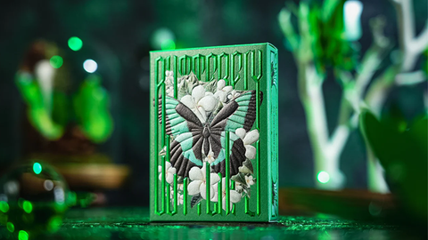 Emerald Green Morpho Playing Cards by TCC Fashion – Card-Addiction.com