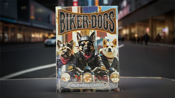 Biker Dogs Playing Cards