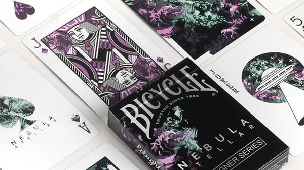 Designer Series: Bicycle Nebula Stellar Playing Cards by Emily Sleights