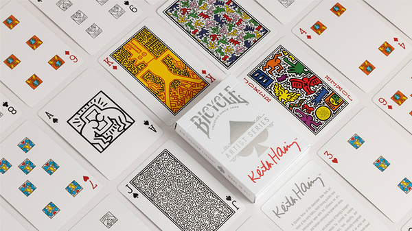 Bicycle Keith Haring Playing Cards Box Set Red/Blue