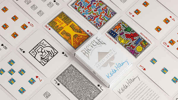 Bicycle Keith Haring Playing Cards Box Set Red/Blue