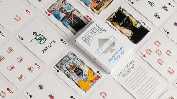 Bicycle Jean-Michel Basquiat Playing Cards Box Set Red/Blue