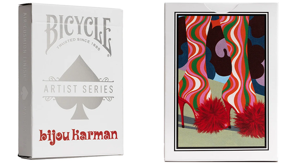 Bicycle Bijou Karman Purp/Red Playing Cards Box Set