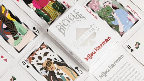Bicycle Bijou Karman Purp/Red Playing Cards Box Set
