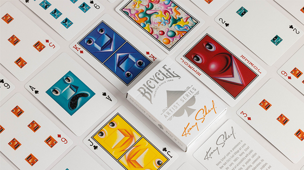 Bicycle Kenny Scharf Playing Cards Purple/Orange Box Set