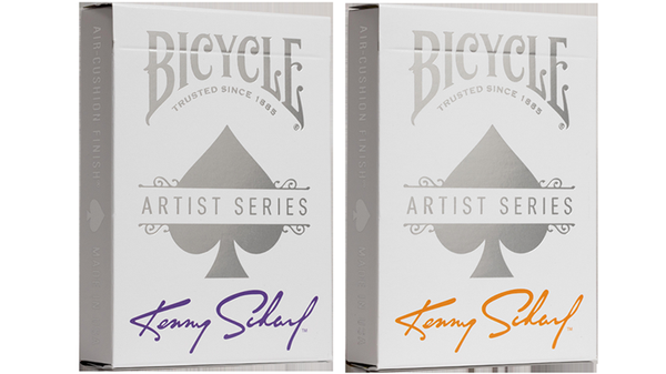 Bicycle Kenny Scharf Playing Cards Purple/Orange Box Set