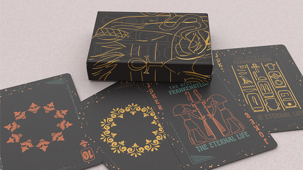 Frankenstein Series (Gilded) Playing Cards