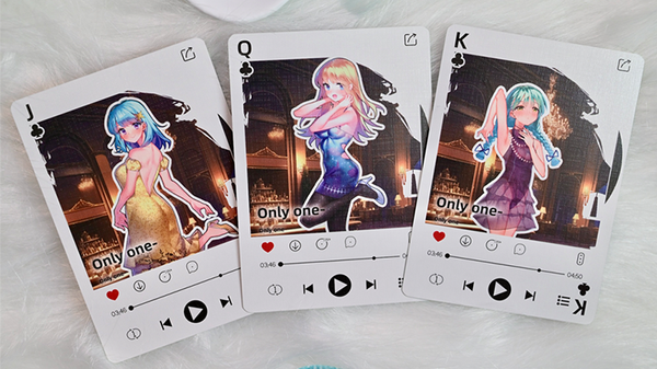 Sweet Cosplay Show Playing Cards