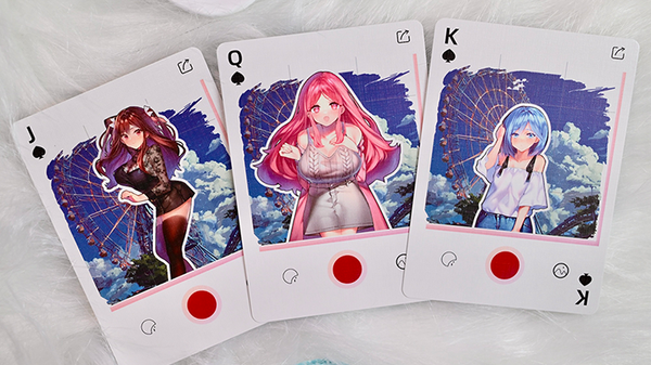 Sweet Cosplay Show Playing Cards