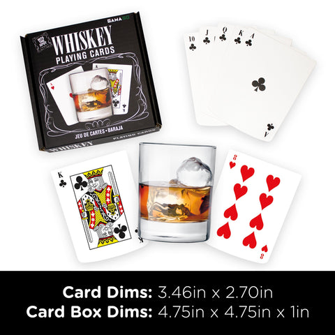 Whiskey Shaped Poker Playing Cards
