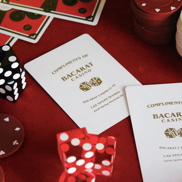 Bacarat Casino Deluxe Edition Playing Cards Deck by Gemini
