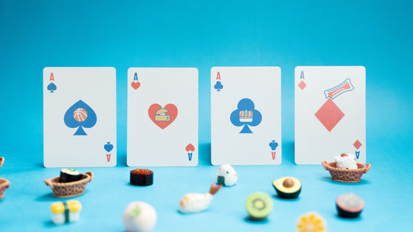 Bicycle John Johnny Playing Cards [Asia Import] (Food Good Life Deck)
