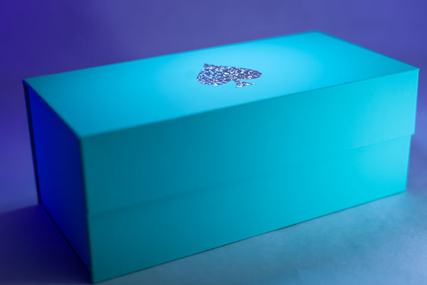 Flecked Holographic Foiled Brick Box for Playing Cards Display Holo V4