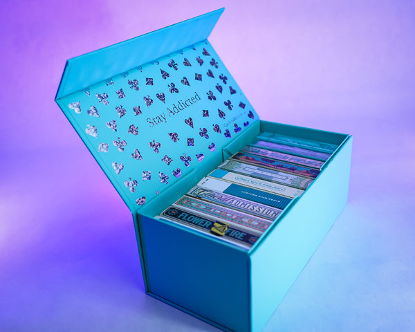 Flecked Holographic Foiled Brick Box for Playing Cards Display Holo V4