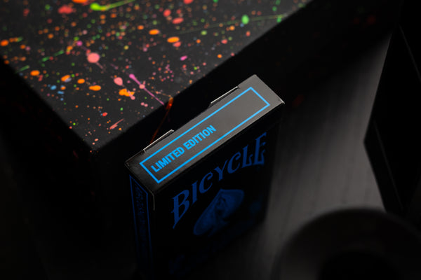 Bicycle Cool-Blue Neon Rider Back Deck Playing Cards