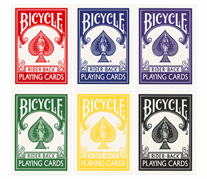 Bicycle V1 Magic Makers Rider Backs Playing Cards RARE