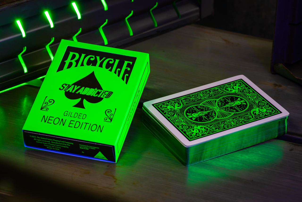 Bicycle cards discount neon