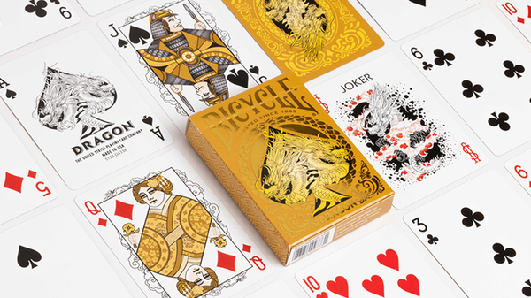 Bicycle Dragon Gold Playing Cards
