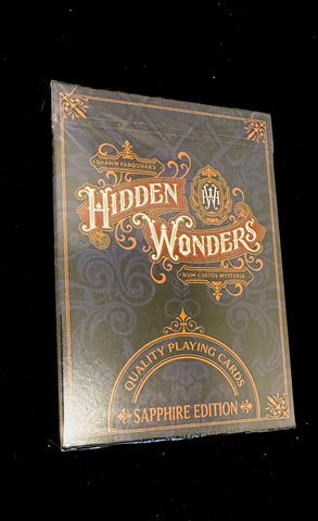 Hidden Wonders Sapphire Playing Cards