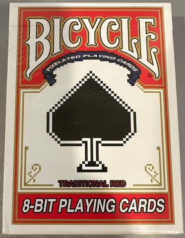 Bicycle 8-Bit Traditional Red Playing Cards