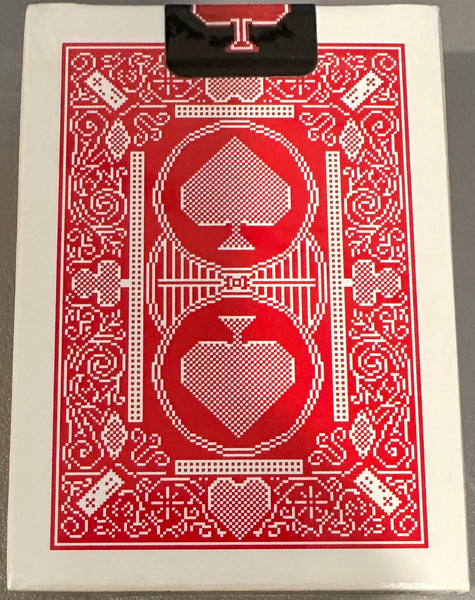 Bicycle 8-Bit Traditional Red Playing Cards