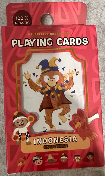 Nusantara Playing Cards [Indonesia Import] 100% Plastic