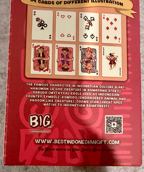 Nusantara Playing Cards [Indonesia Import] 100% Plastic