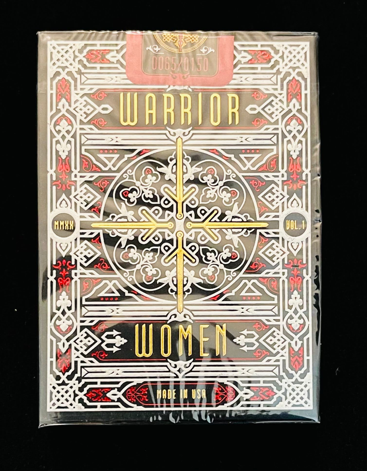 Warrior Women (Red Gilded) Limited Edition Playing Cards by Headless Kings