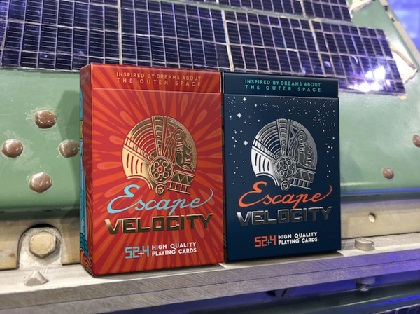 Escape Velocity (Blue or Red) Playing Cards Decks