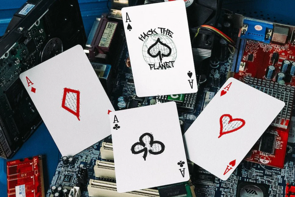 Hack The Planet - Black Hat Playing Cards