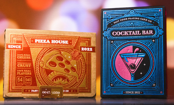 Pizza House & Cocktail Bar Playing Cards by Fast Food