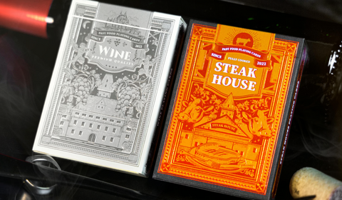 Steak House & Wine Playing Cards by Fast Food