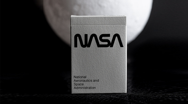 Silver Foil NASA Worm Playing Cards