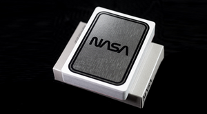 Silver Foil NASA Worm Playing Cards