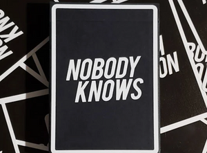 Nobody Knows Playing Cards by One Way