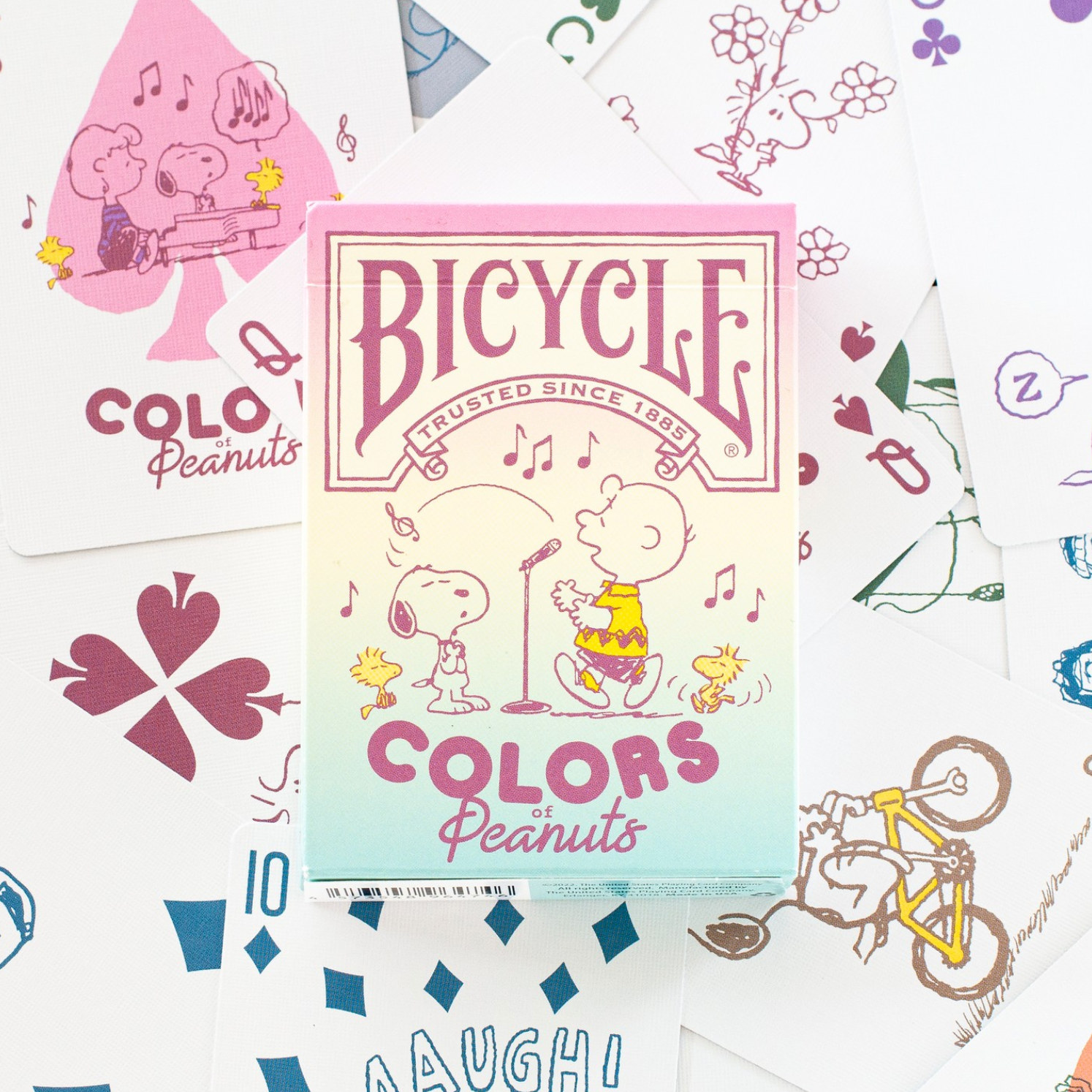 未開封 BICYCLE PEANUTS playing cards スヌーピー Bicycle Peanuts Snoopy Playing Cards Vol 2 | Rare Trump New