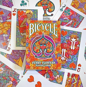 Bicycle Funky Flowers Playing Cards [Japan Import]