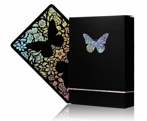 Holo Butterfly Playing Cards