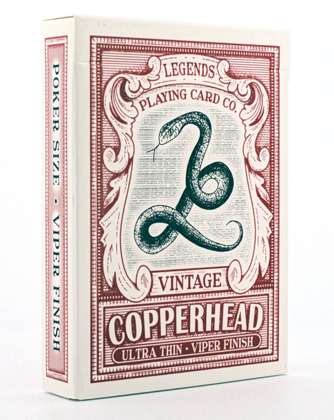 Vintage Copperhead Playing Cards