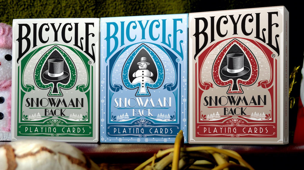 Bicycle Snowman Back Playing Cards – Card-Addiction.com