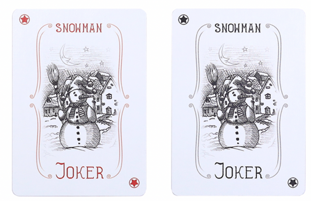 Bicycle Snowman Back Playing Cards – Card-Addiction.com