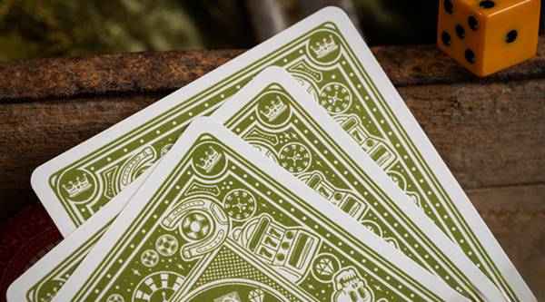 Chancers V3 Green (Marked) Playing Cards