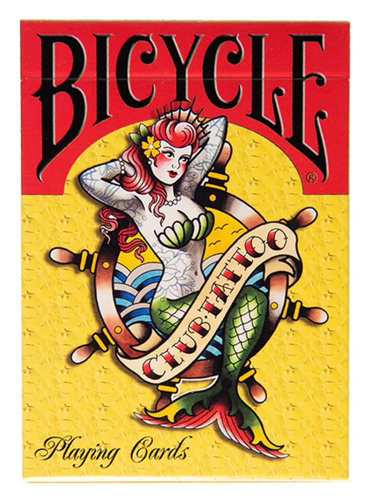 Bicycle Club Tattoo Mermaid Playing Cards RARE Deck Card-Addiction.com Bicycle Club Tattoo Mermaid Playing Cards RARE Deck Card-Addiction.com