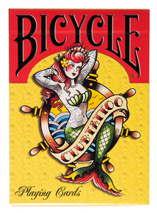 Bicycle Club Tattoo Mermaid Playing Cards RARE Deck