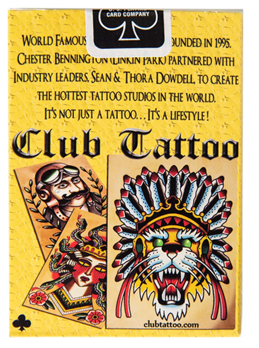 Bicycle Club Tattoo Mermaid Playing Cards RARE Deck Card Addiction