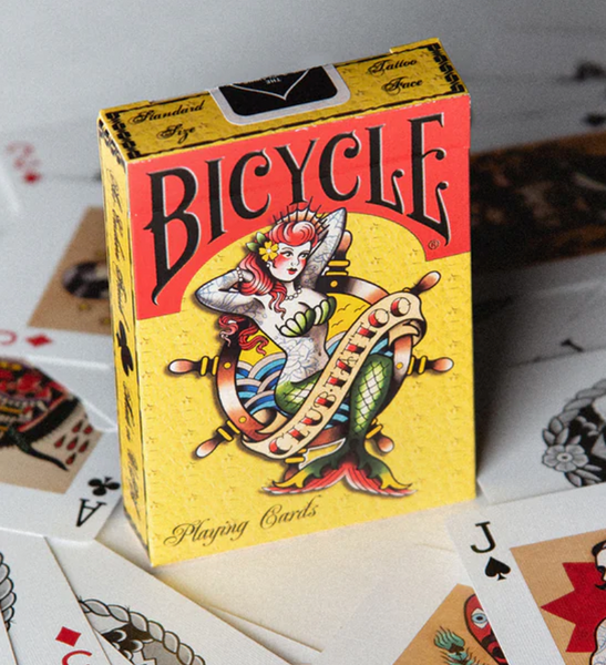 Bicycle Club Tattoo Mermaid Playing Cards RARE Deck