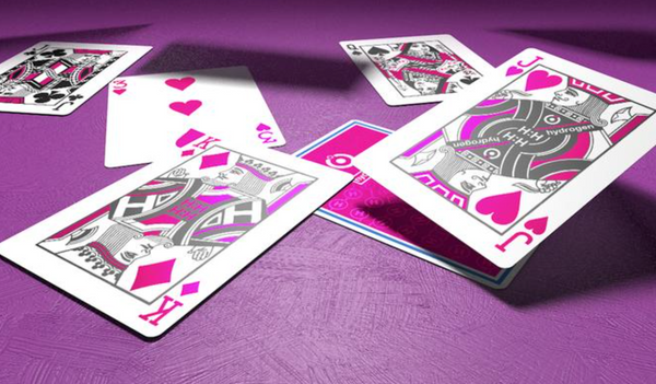 Hydrogen Limited Edition Pink Playing Cards