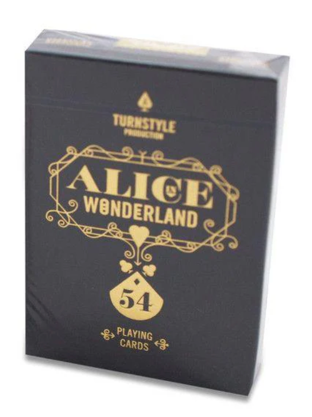 Alice in Wonderland Limited Player's Edition Gold Playing Cards