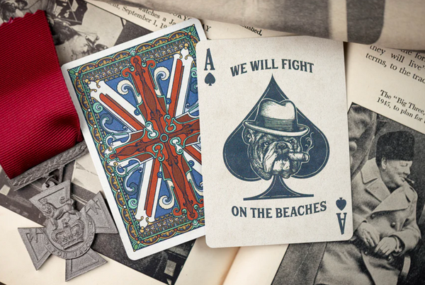 Stiff Upper Lip Playing Cards by Kings Wild Project