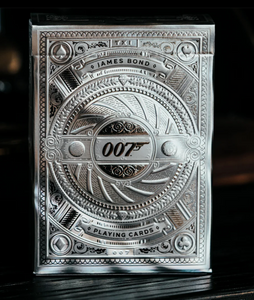 James Bond Silver Foil Edition Double 007 Playing cards